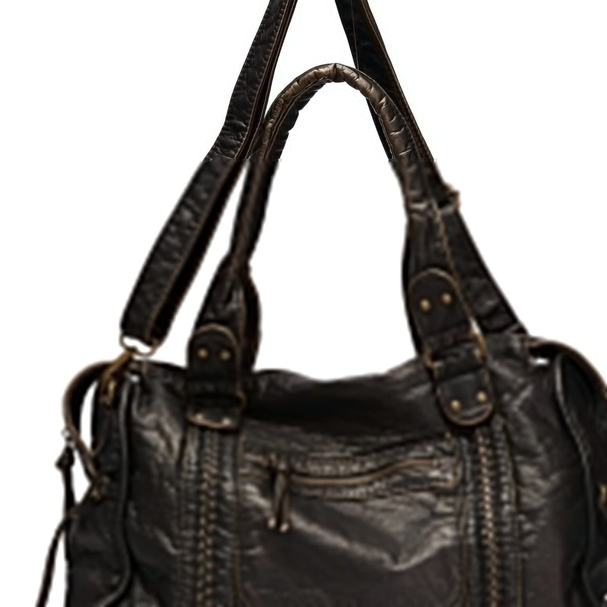 Mirella | Bolso de Hombro Amplio de Mujer con Cremallera