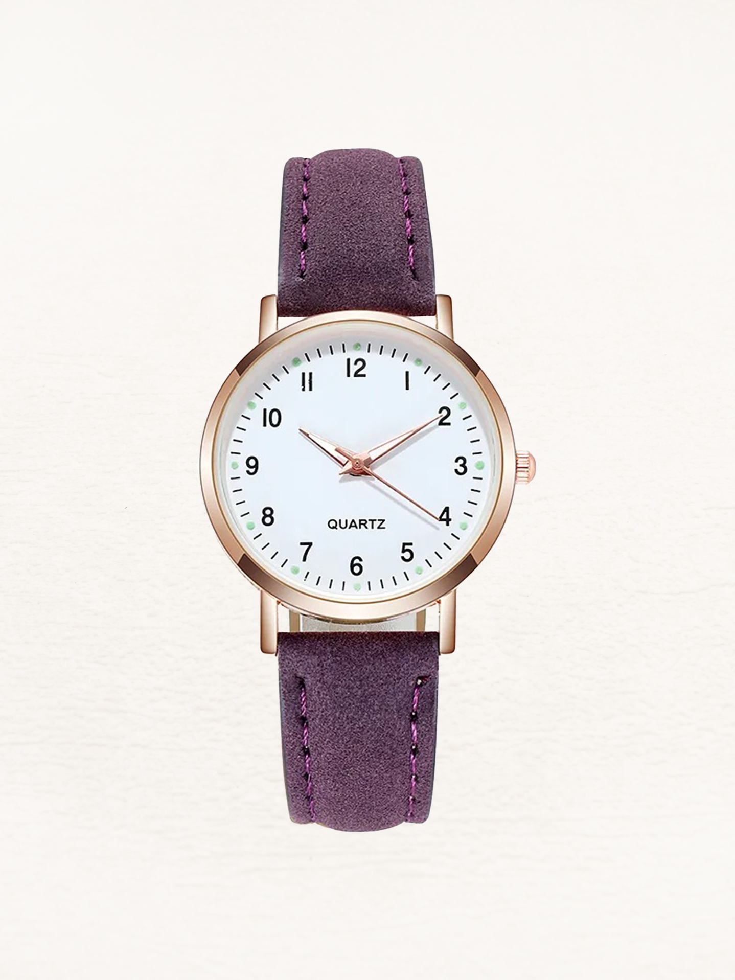Quinn | Reloj Redondo con Correa de Piel