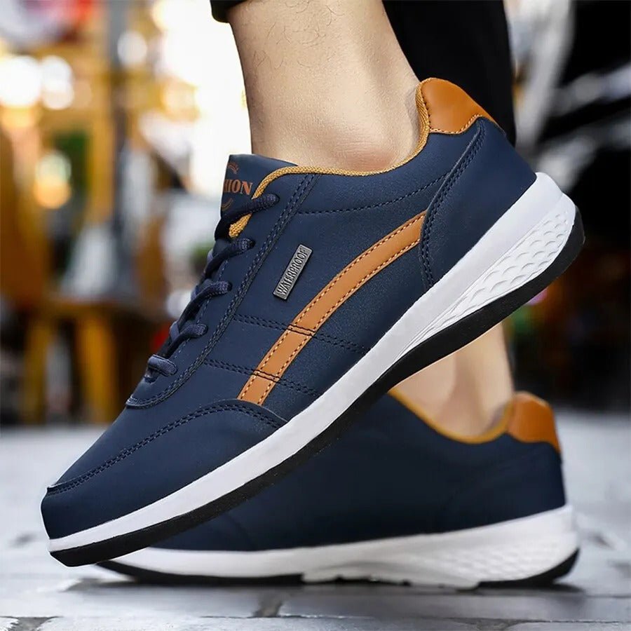 Declan | Zapatillas Casual de Hombre Efecto Piel - StilfulltMen's shoesWIEEAKM1Blanco38Declan | Zapatillas Casual de Hombre Efecto Piel