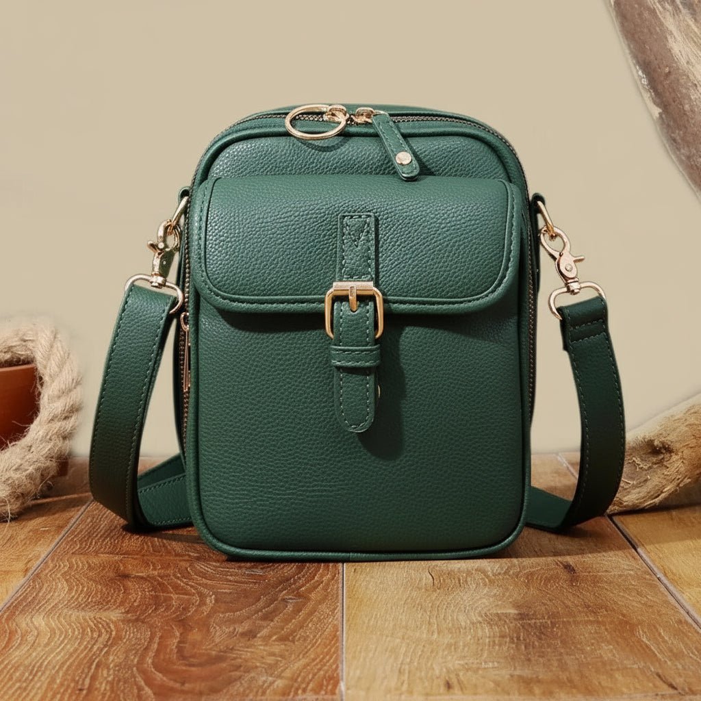 Ottilie | Bolso Bandolera Compacto con Hebilla - StilfulltWomen's handbagsSKU_1783774414658_773RojoOttilie | Bolso Bandolera Compacto con Hebilla