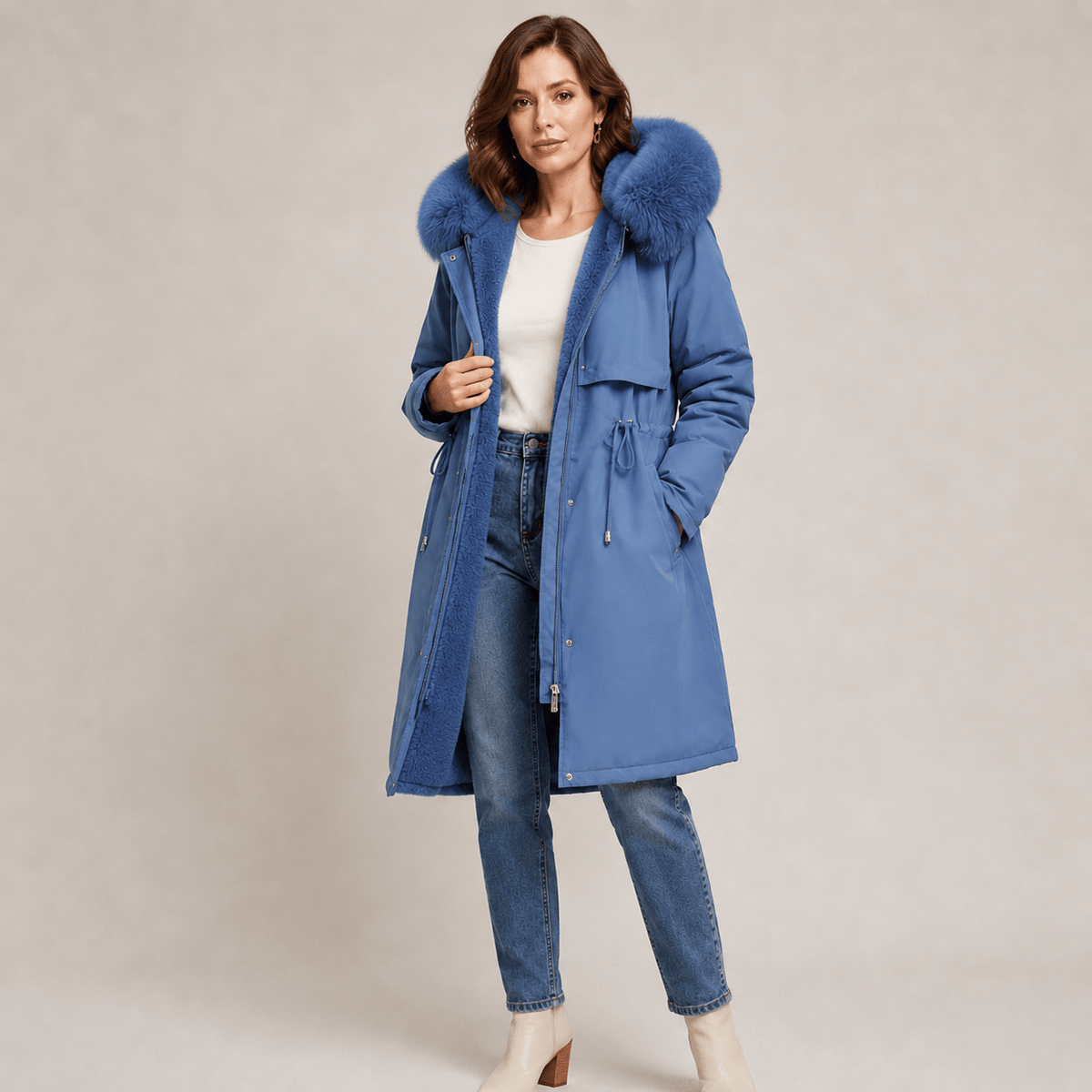 Solveig | Parka Larga Impermeable y Acolchada - StilfulltWomen's jacketsRojoEU 36/38 (S)Solveig | Parka Larga Impermeable y Acolchada