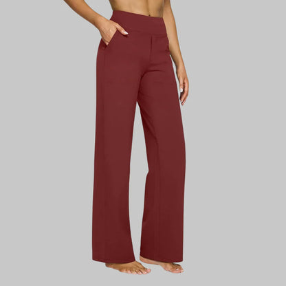 Hadley | Pantalón Ancho Elástico de Talle Alto
