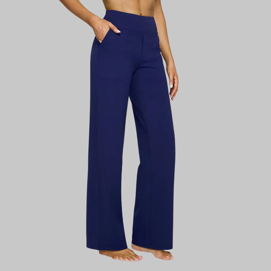 Hadley | Pantalón Ancho Elástico de Talle Alto
