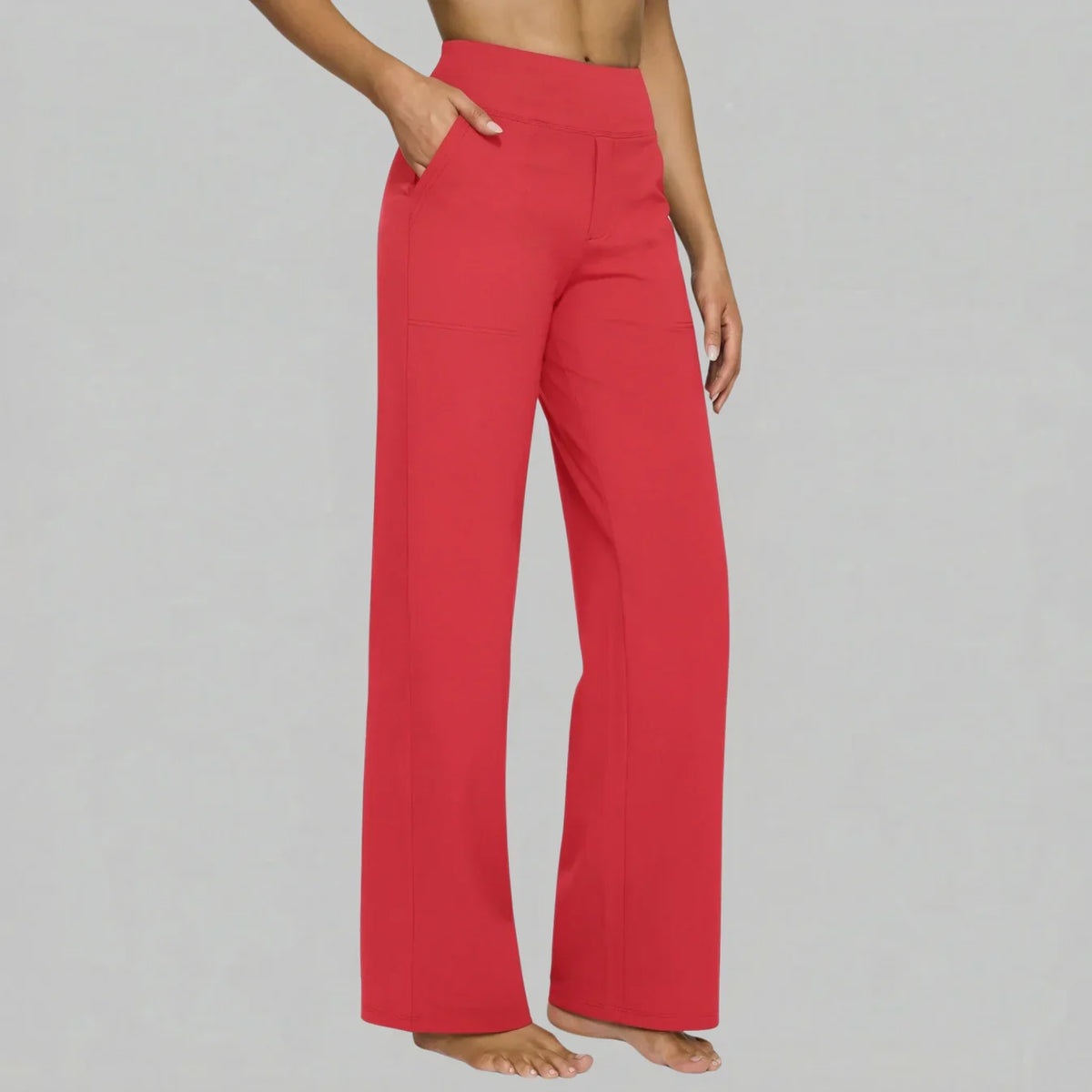 Hadley | Pantalón Ancho Elástico de Talle Alto
