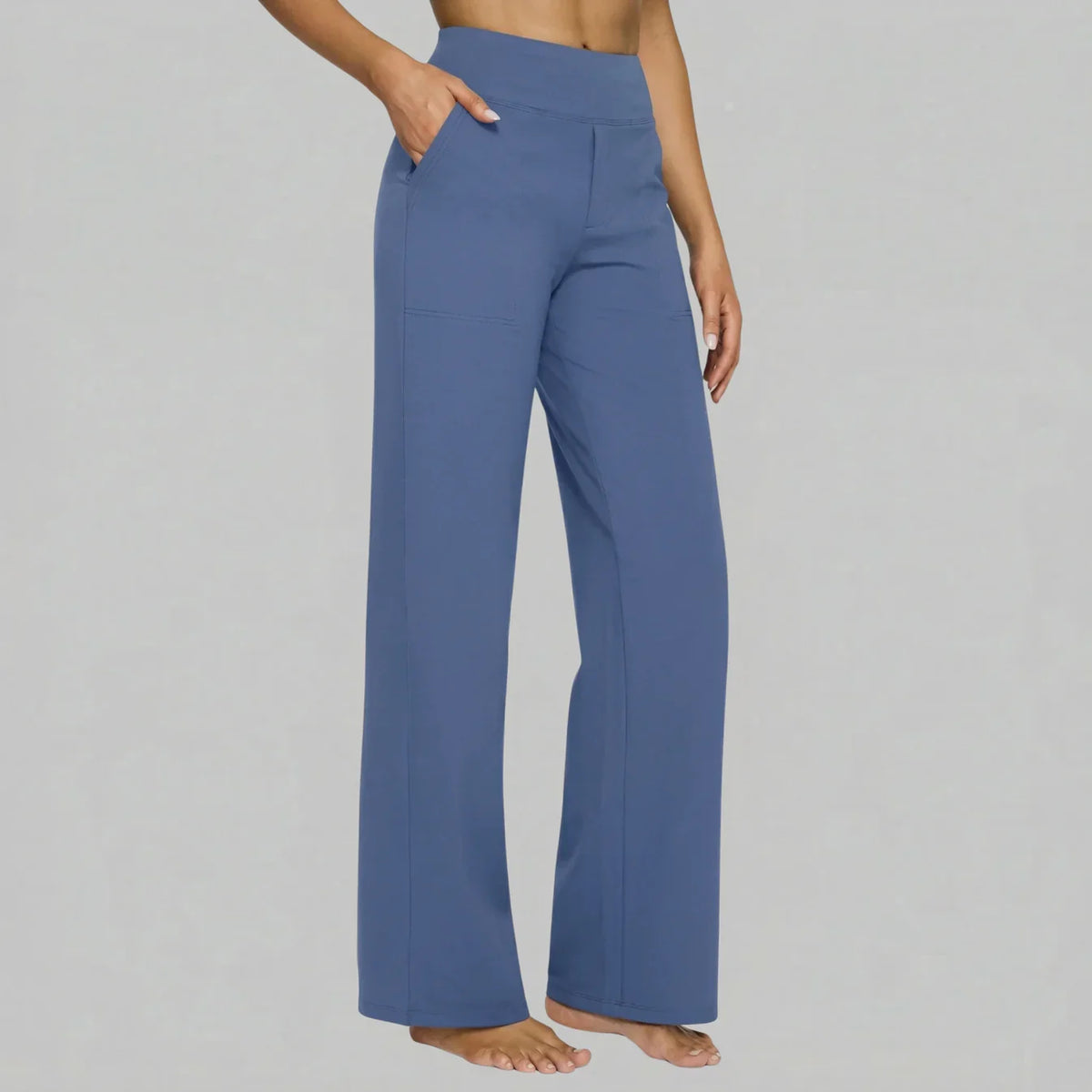 Hadley | Pantalón Ancho Elástico de Talle Alto