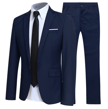 Beckett | Traje de Dos Piezas Liso y Moderno