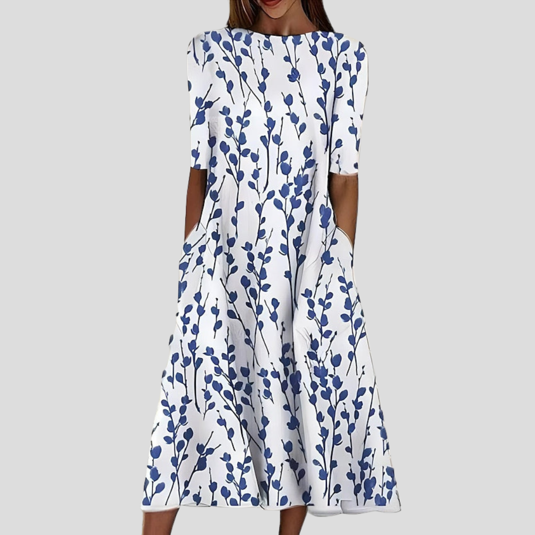Maren | Vestido Midi Floral de Verano