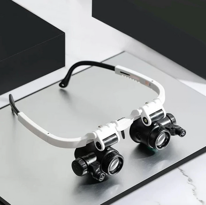 Emmett | Gafas Lupa con Luz LED y Lentes Intercambiables