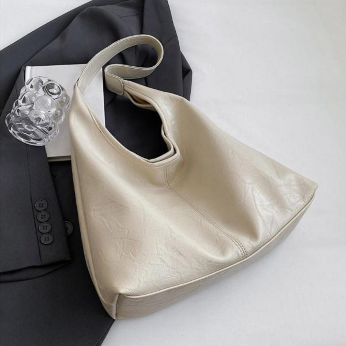 Rosalind | Bolso Hobo de Piel Vegana con Aire Vintage