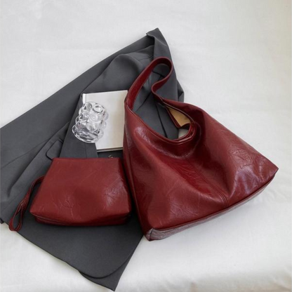 Rosalind | Bolso Hobo de Piel Vegana con Aire Vintage