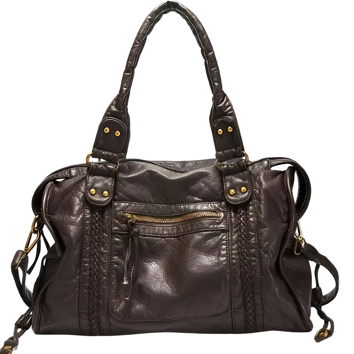 Mirella | Bolso de Hombro Amplio de Mujer con Cremallera