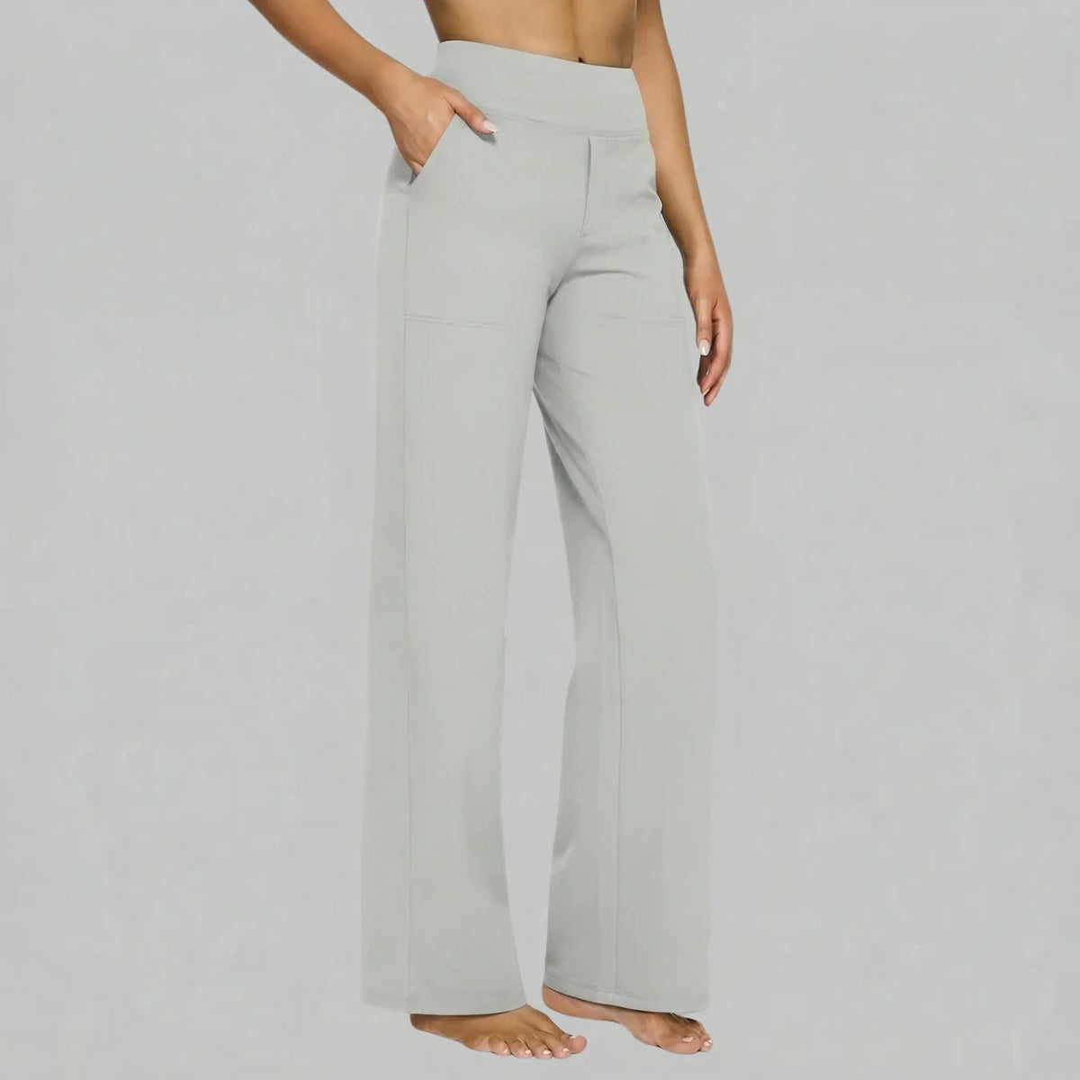 Hadley | Pantalón Ancho Elástico de Talle Alto