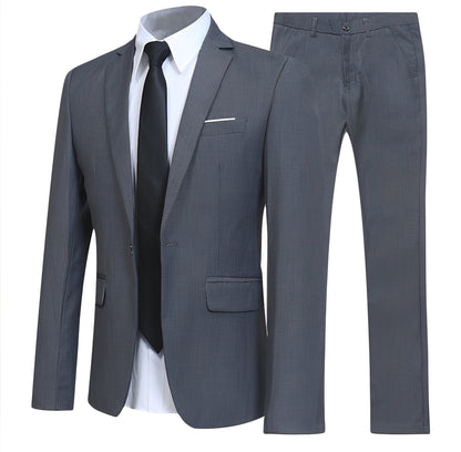 Beckett | Traje de Dos Piezas Liso y Moderno