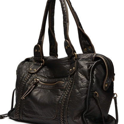 Mirella | Bolso de Hombro Amplio de Mujer con Cremallera