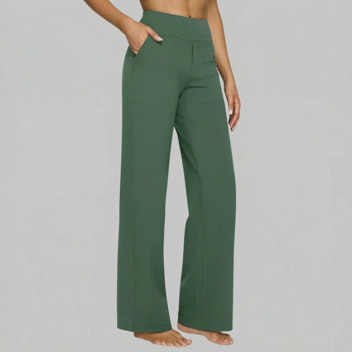 Hadley | Pantalón Ancho Elástico de Talle Alto