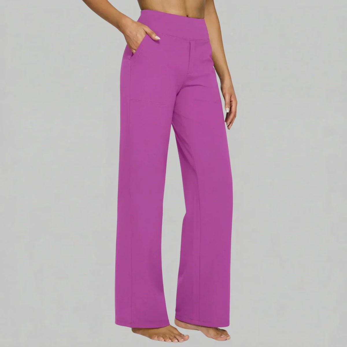 Hadley | Pantalón Ancho Elástico de Talle Alto