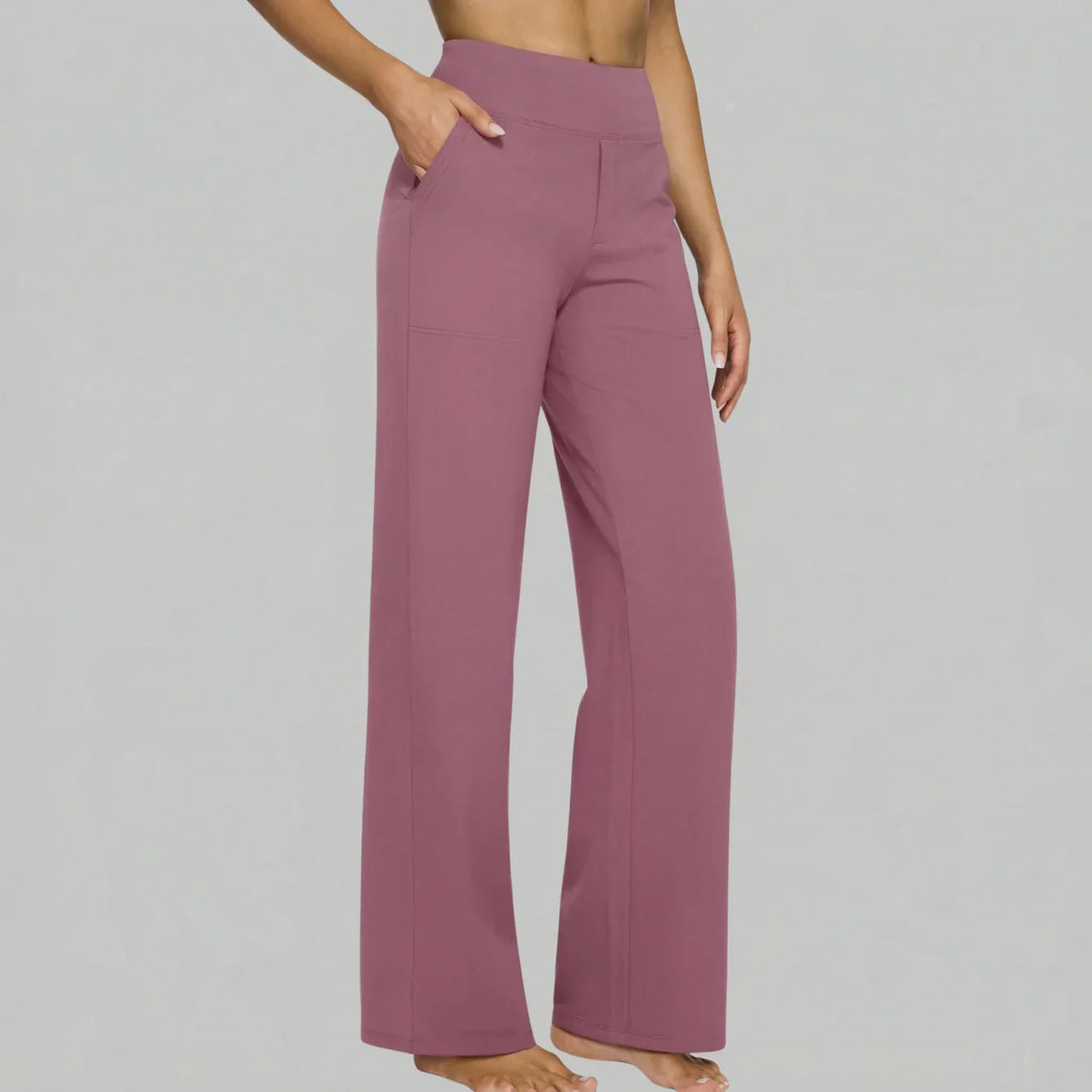 Hadley | Pantalón Ancho Elástico de Talle Alto