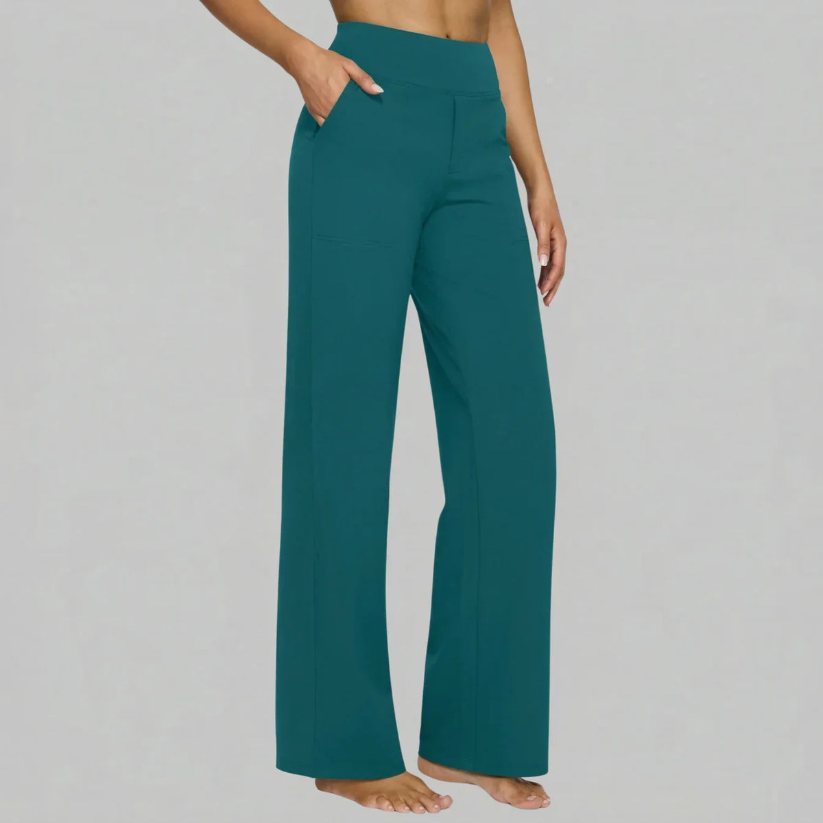Hadley | Pantalón Ancho Elástico de Talle Alto