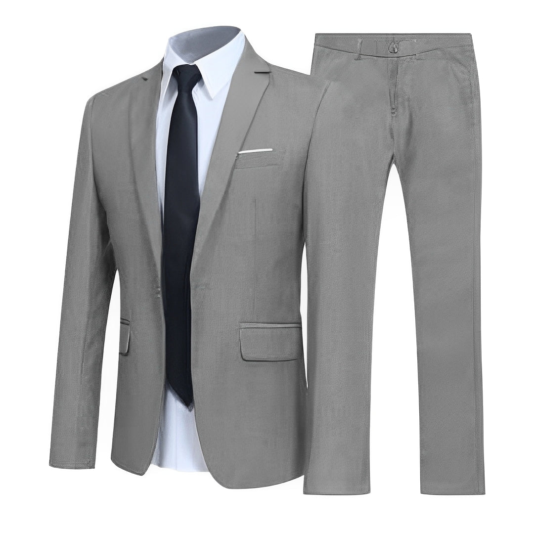 Beckett | Traje de Dos Piezas Liso y Moderno