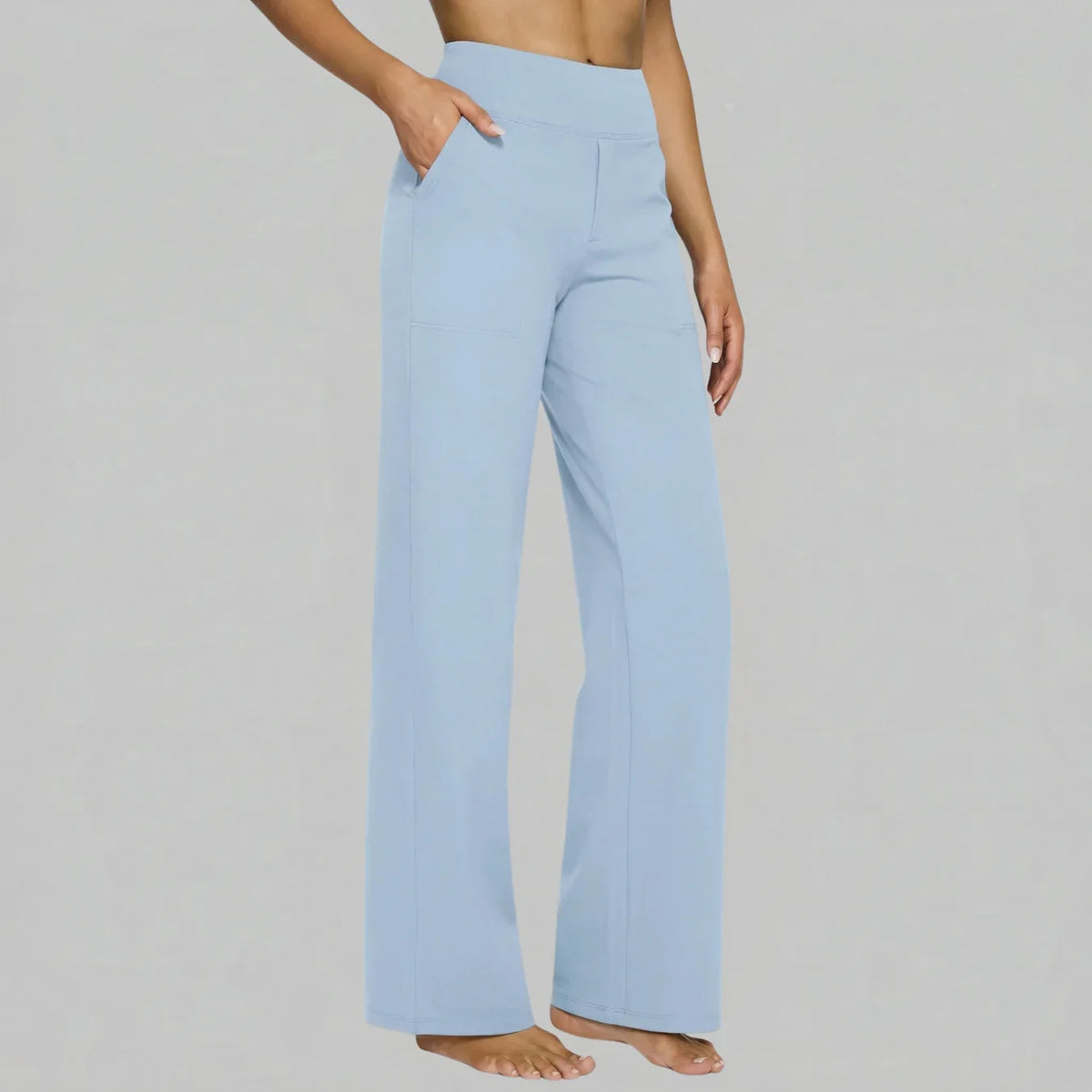 Hadley | Pantalón Ancho Elástico de Talle Alto