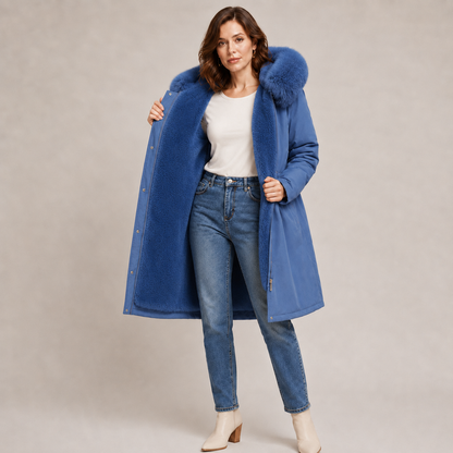 Solveig | Parka Larga Impermeable y Acolchada