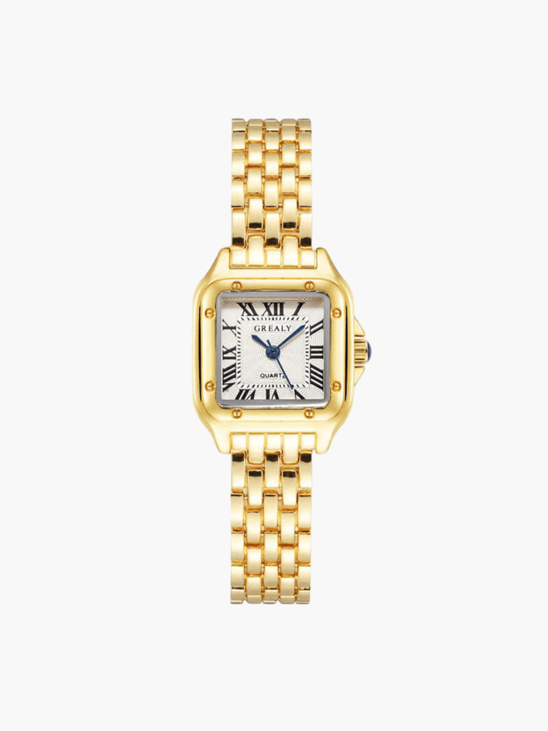 Rivelle | Reloj Cuadrado de Cuarzo con Brazalete Metálico