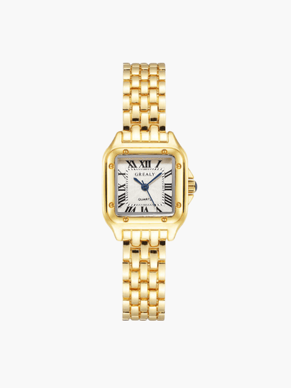 Rivelle | Reloj Cuadrado de Cuarzo con Brazalete Metálico
