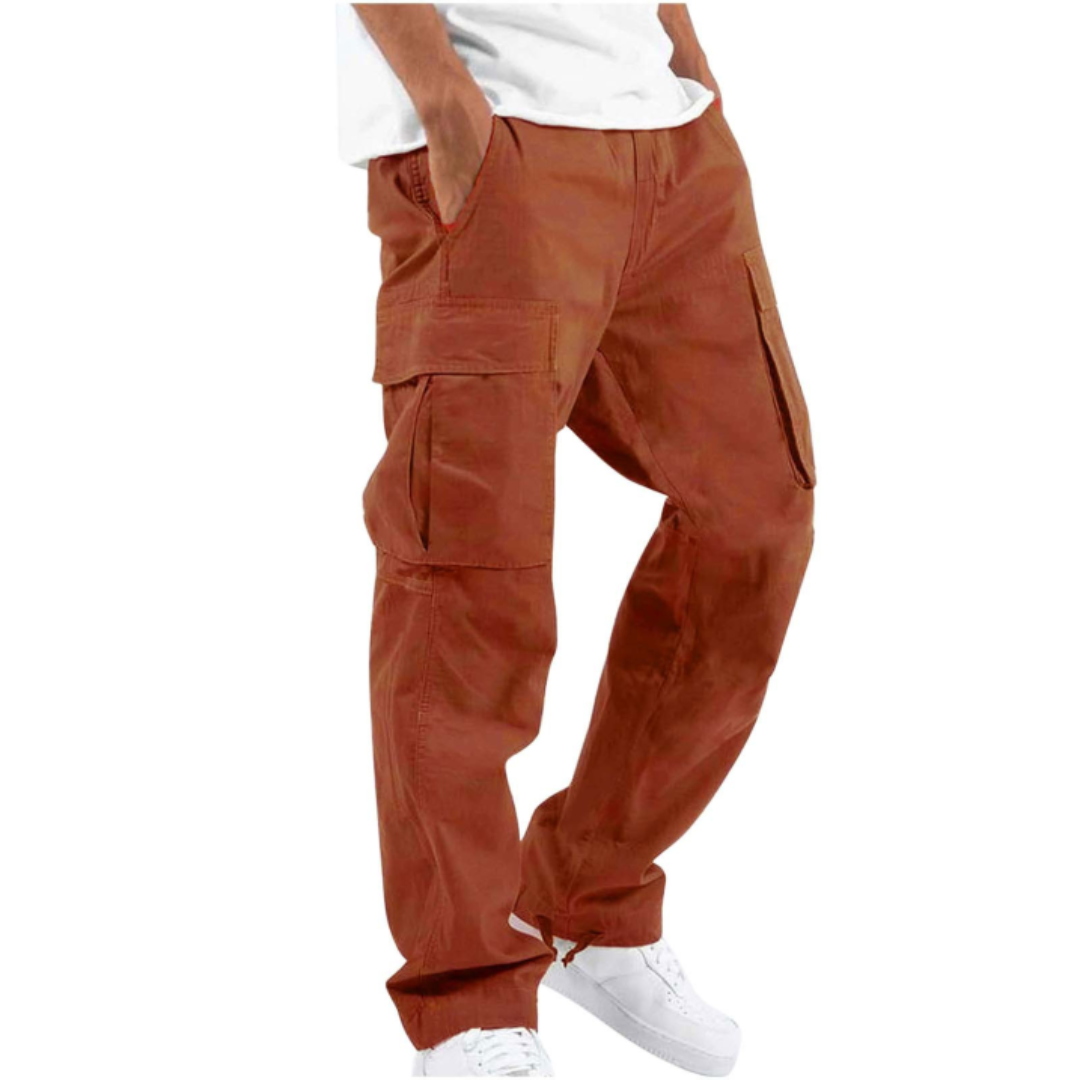 Casper | Pantalón Cargo Ancho con Bolsillos de Solapa