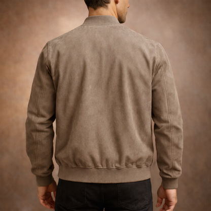 Rhett | Chaqueta Bomber Efecto Ante