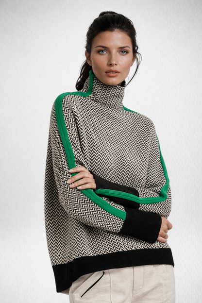 Anouk | Jersey de Cuello Vuelto de Espiga