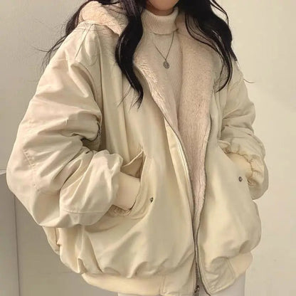 Linnea | Chaqueta Oversize Forrada de Borreguito