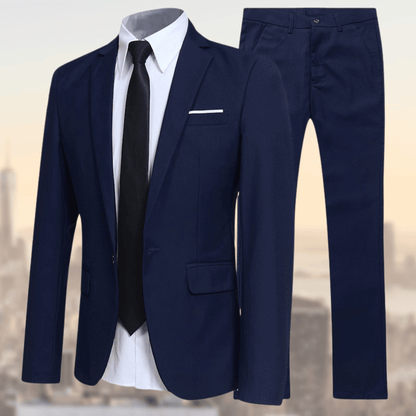 Beckett | Traje de Dos Piezas Liso y Moderno