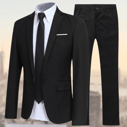 Beckett | Traje de Dos Piezas Liso y Moderno