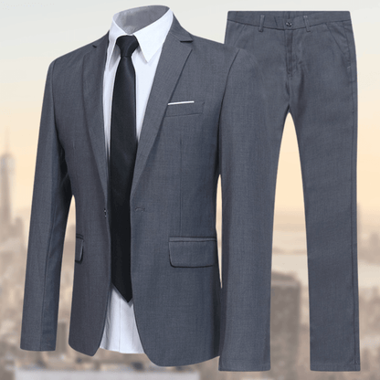 Beckett | Traje de Dos Piezas Liso y Moderno