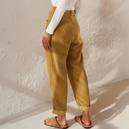 Marlowe | Pantalón de Pana con Cintura Elástica