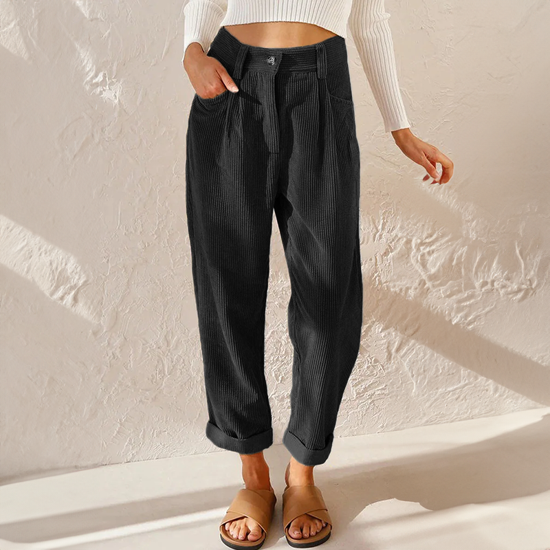 Marlowe | Pantalón de Pana con Cintura Elástica