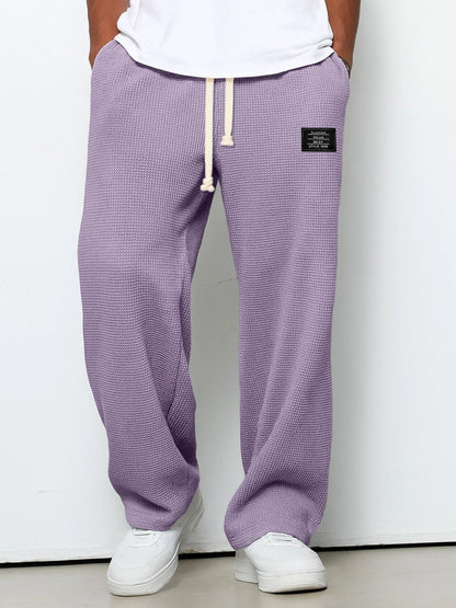 Baltasar | Pantalón Holgado de Tejido Gofrado con Cordón