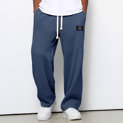 Baltasar | Pantalón Holgado de Tejido Gofrado con Cordón