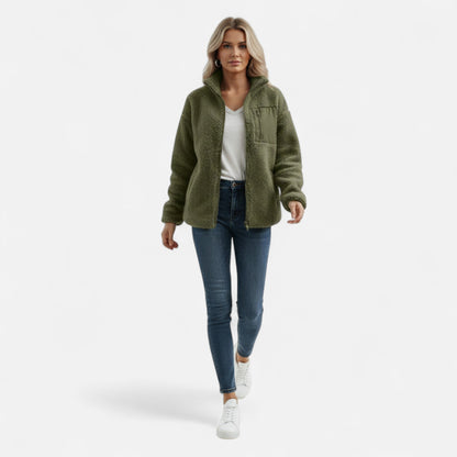Maren | Chaqueta Teddy Mullida con Capucha