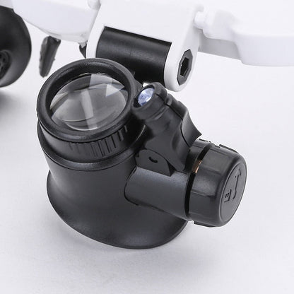 Emmett | Gafas Lupa con Luz LED y Lentes Intercambiables