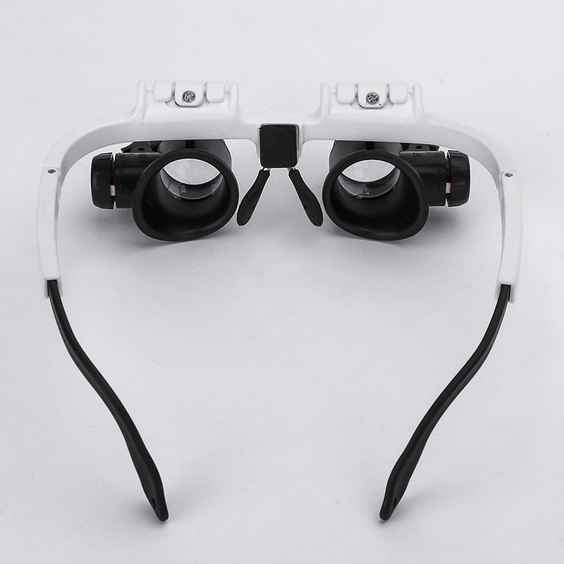 Emmett | Gafas Lupa con Luz LED y Lentes Intercambiables