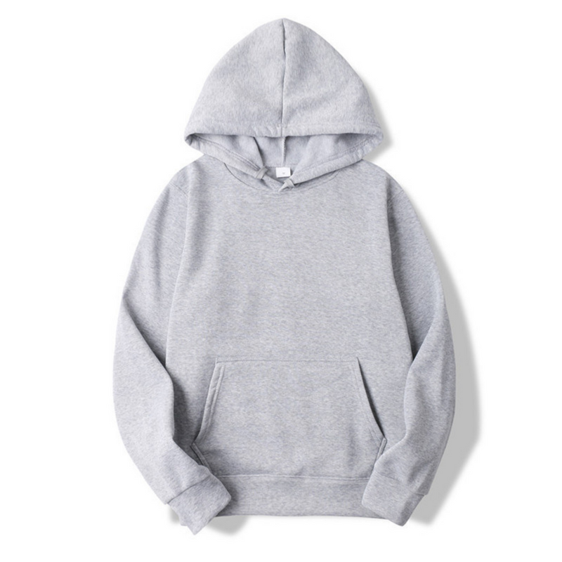 Cormac | Sudadera Lisa con Capucha Ajustable y Bolsillo Canguro
