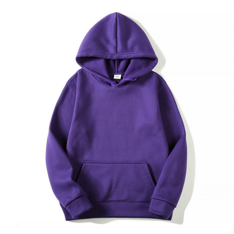 Cormac | Sudadera Lisa con Capucha Ajustable y Bolsillo Canguro