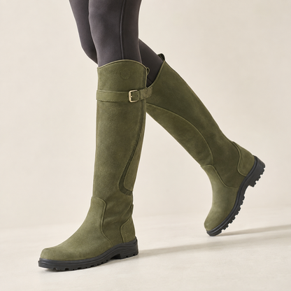Ottilie | Botas Altas de Cuero con Hebilla