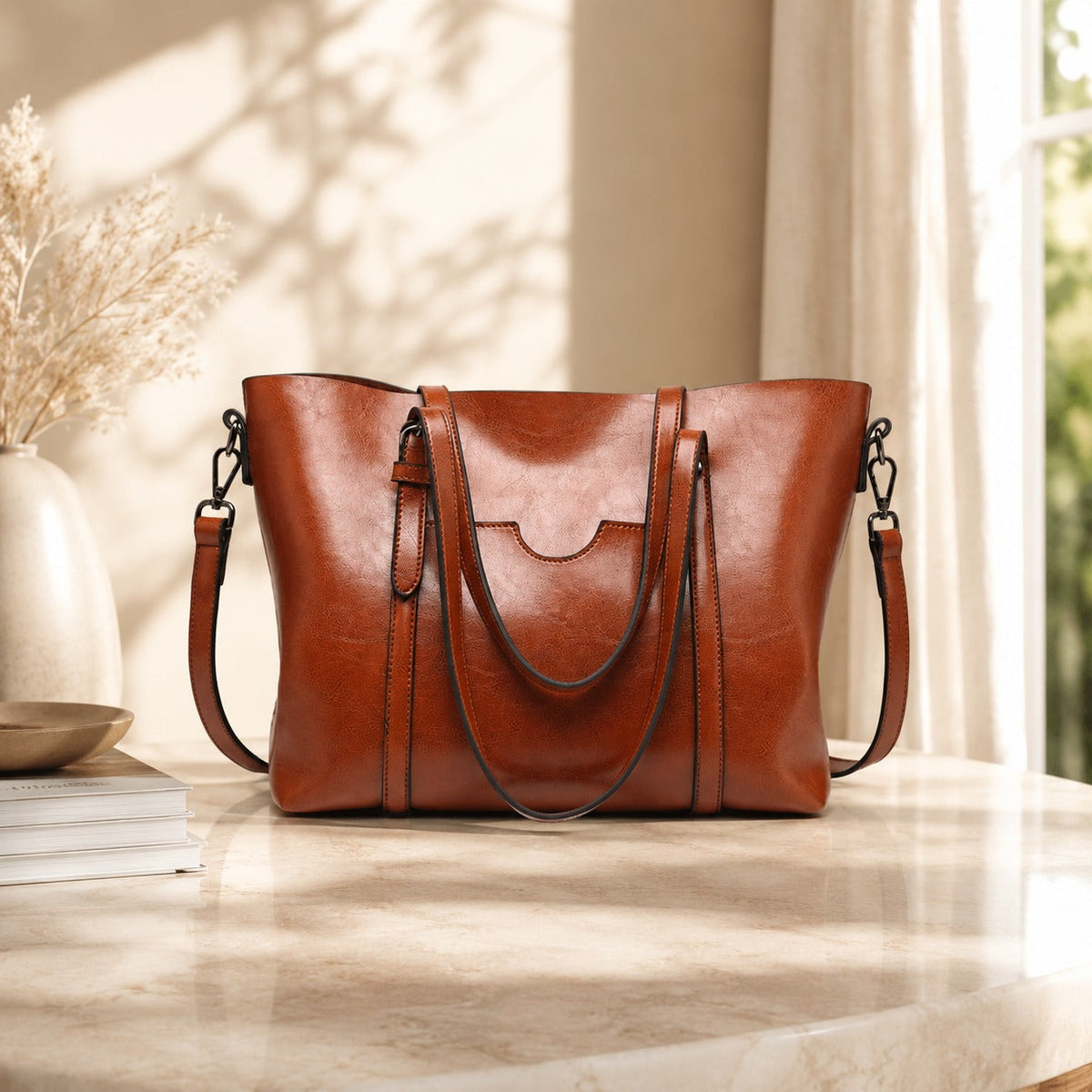 Serena | Bolso Tote de Gran Capacidad con Bandolera Extraíble