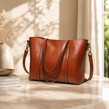 Serena | Bolso Tote de Gran Capacidad con Bandolera Extraíble