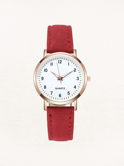 Quinn | Reloj Redondo con Correa de Piel