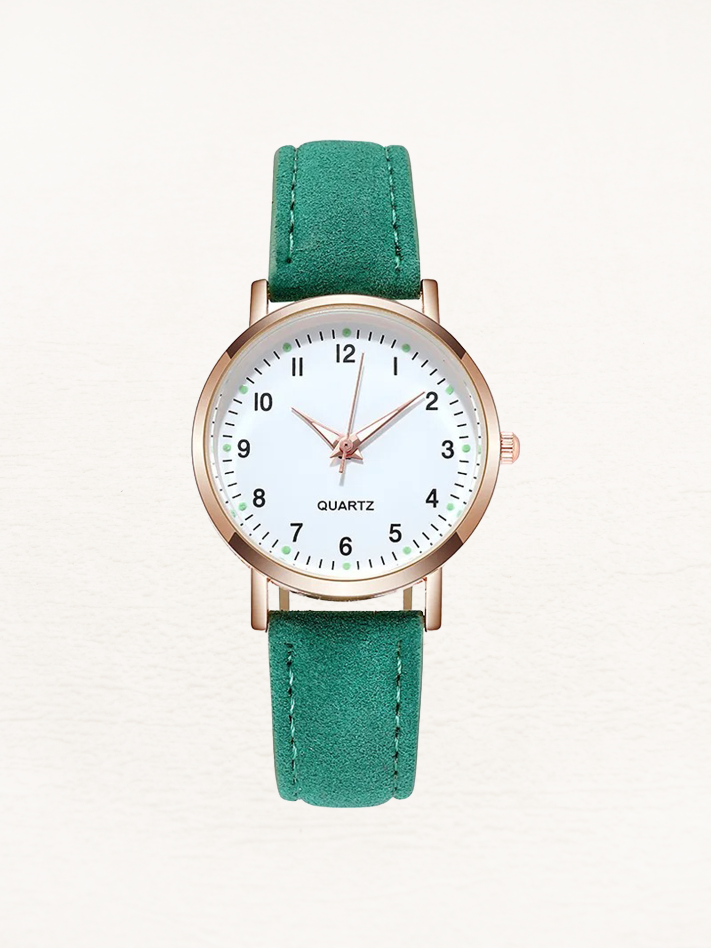 Quinn | Reloj Redondo con Correa de Piel
