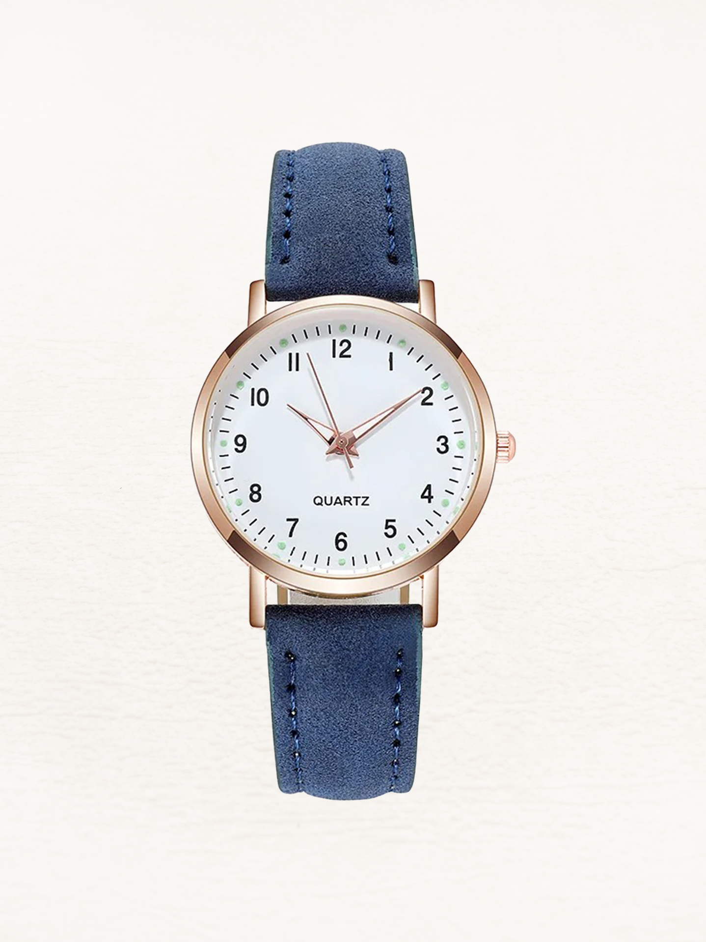 Quinn | Reloj Redondo con Correa de Piel