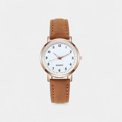 Quinn | Reloj Redondo con Correa de Piel